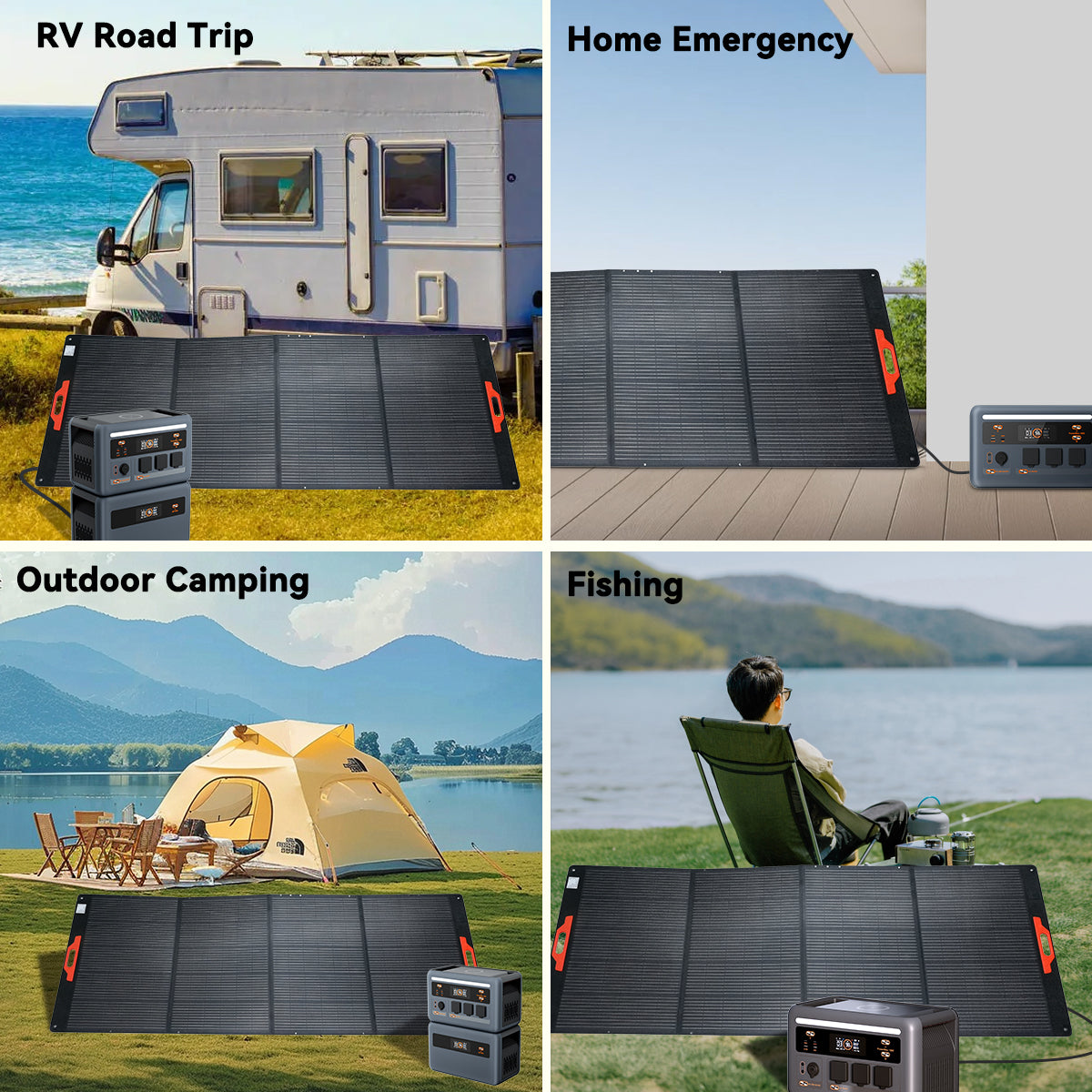 OSCAL PM400 Plus 400W Foldable Solar Panel for PowerMax 6000, 3600 & 2400