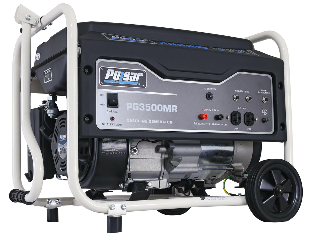 Pulsar PG3500MR 3500W Gas Powered Portable Generator (CARB) with 3000 Running Watts