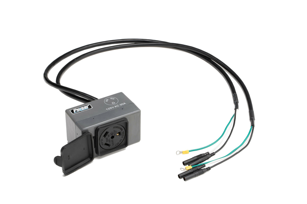 Pulsar 30A Inverter Generator Parallel Kit RV Ready 120V TT-30R Outlet 3FT Cable