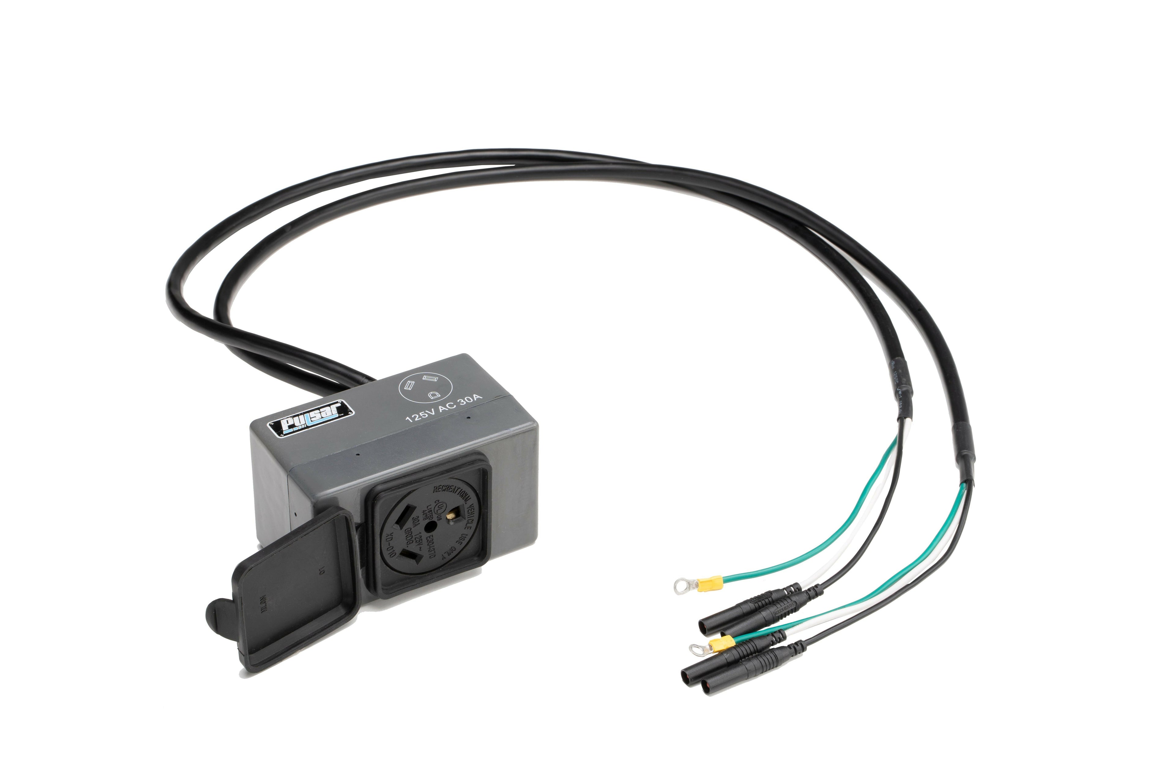Pulsar 30A Inverter Generator Parallel Kit RV Ready 120V TT-30R Outlet 3FT Cable