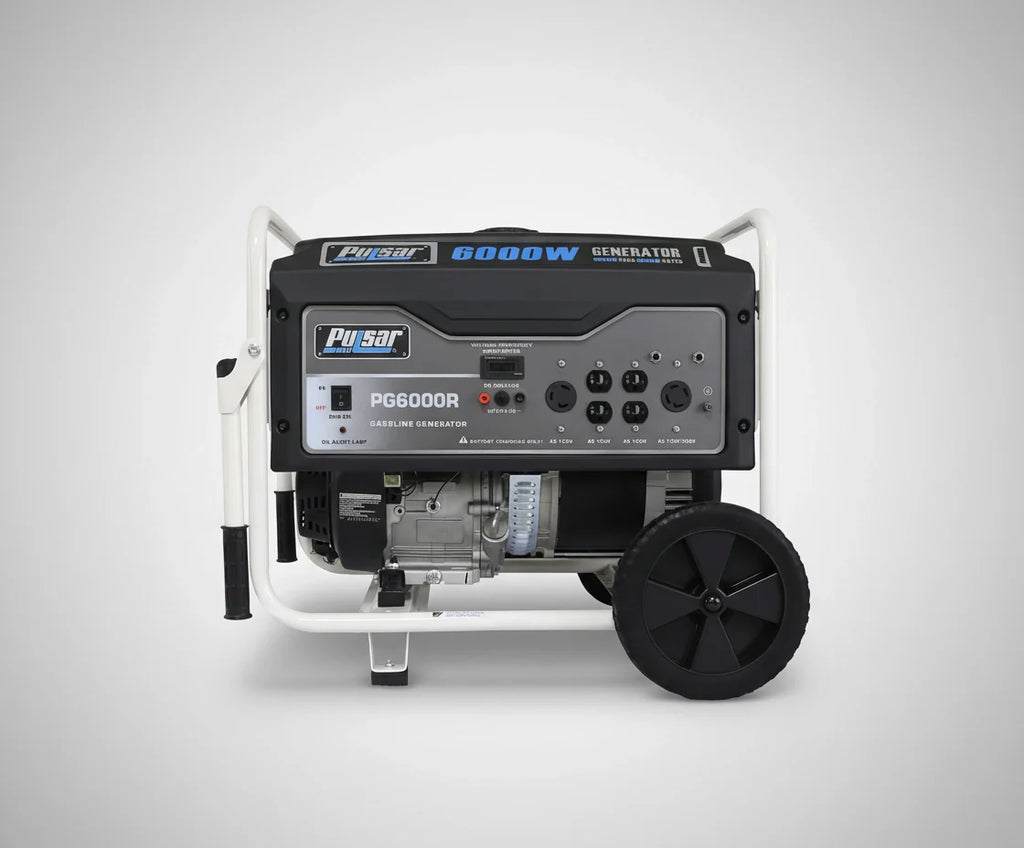 Pulsar PG6000R 6000W Gas Powered Portable Generator (CARB), 5000 Running Watts