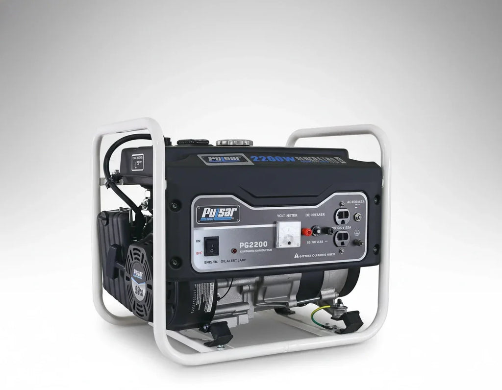 Pulsar PG2200R 2200W Portable Gasoline Generator, 1600 Running Watts, CARB Approved